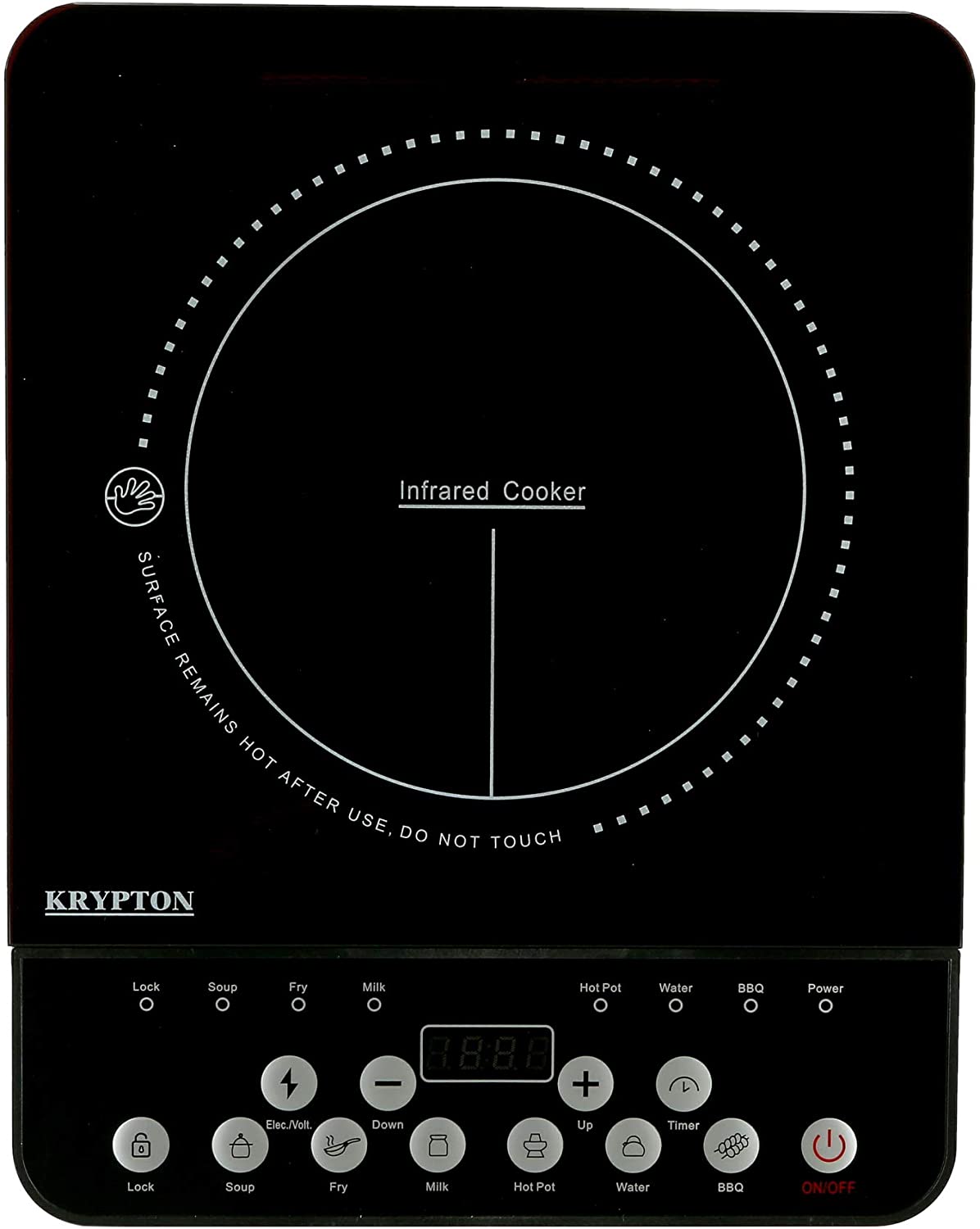 KRYPTON 2000W Infrared Cooker KNIC6058 - BlackKitchen AppliancesKrypton Infrared Cooker is elegantly designed with a sleek black ceramic finish with touch control that brings a touch of modern style providing you with a truly versatile cooking solution. I